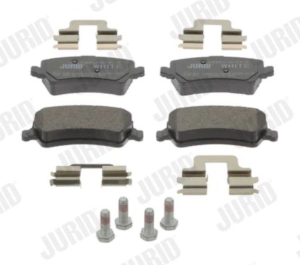 Колодки дискового тормоза, задні - JURID/BENDIX - 573250JC