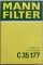 Повітряний фільтр двигуна - MANN FILTER - C35177