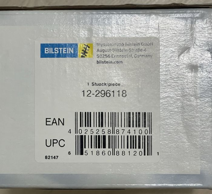 Опора заднього амортизатора - BILSTEIN - 12296118