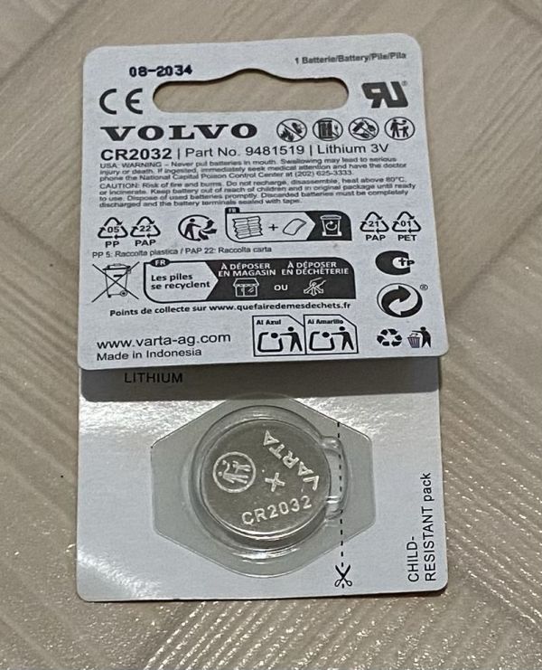 Елемент живлення - Volvo - 9481519