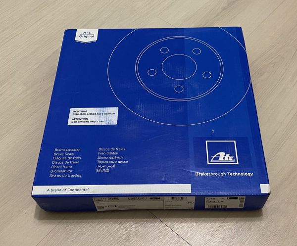 Диск гальмівний передній - ATE - 24.0128-0162.1