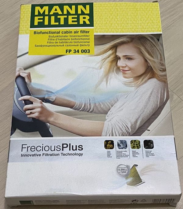 Фільтр салону - MANN FILTER	- FP34003