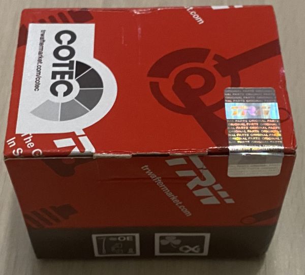 Колодки гальма дискові, задні - TRW - GDB1685