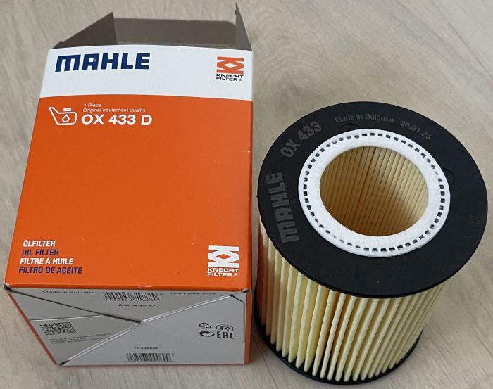 Фільтр масляний - KNECHT/MAHLE - OX 433D